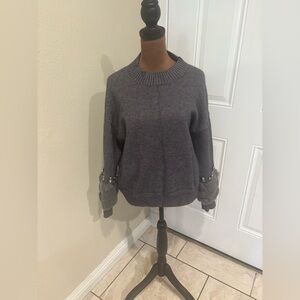 Elegant Charcoal Women's Sweater